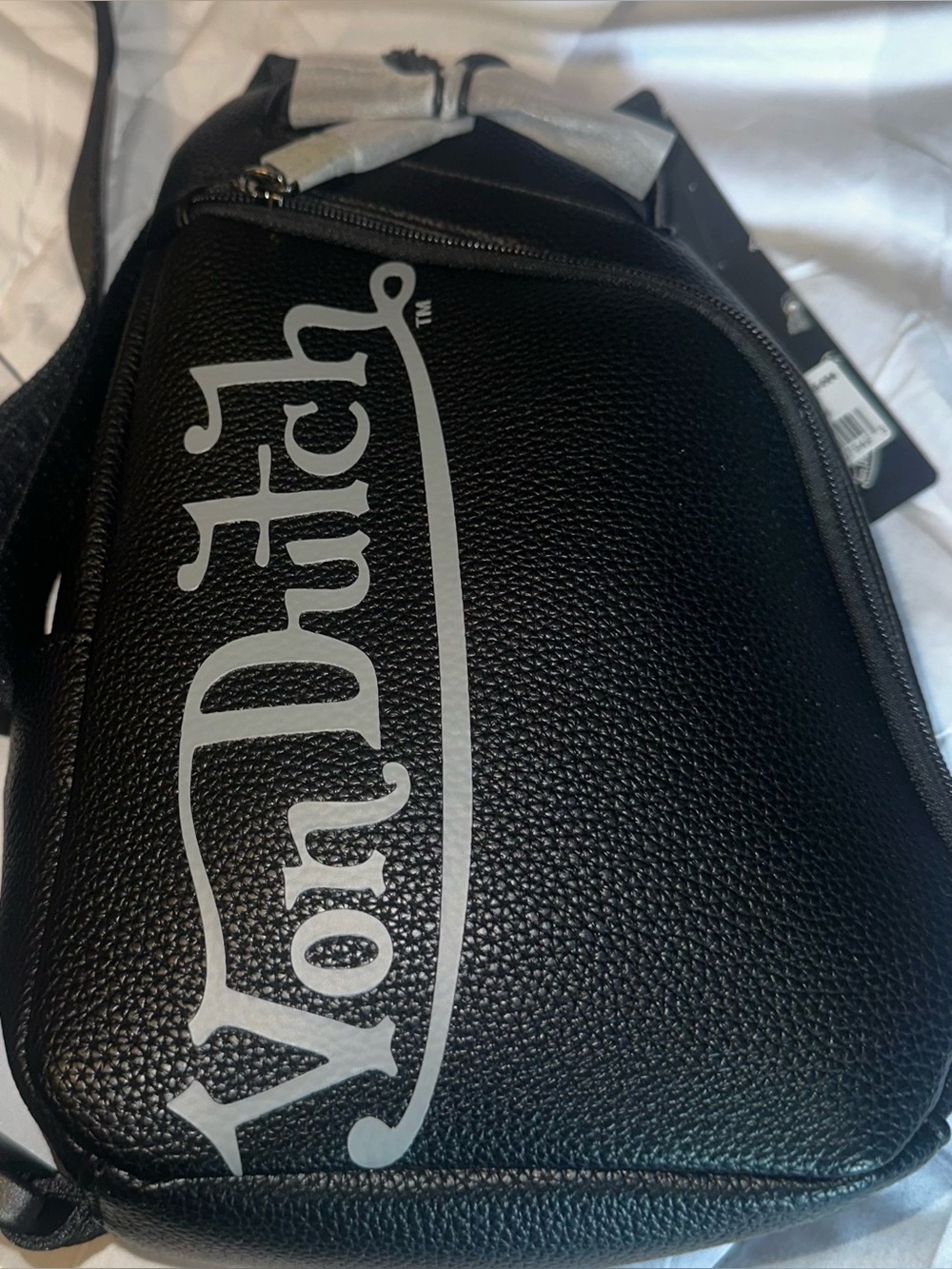 Von Dutch Black Crossbody Sling Unisex NEW